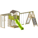 Station de jeux en bois pour enfants 437,5x561x306,5cm Dino Wendi Toys