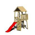 Tour de jeux en bois pour enfants 110x260x270cm Hase de Wendi Toys