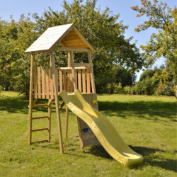 Tour de jeux en bois pour enfants 110x280x270cm Falke de Wendi Toys