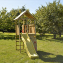 Tour de jeux en bois pour enfants 110x280x270cm Falke de Wendi Toys