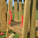 Tour de jeux en bois pour enfants 110x280x270cm Falke de Wendi Toys