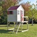 Cabane de jeux en bois sur pilotis Storch 160x190x242cm Wendi Toys