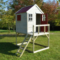 Cabane de jeux en bois sur pilotis Storch 160x190x242cm Wendi Toys