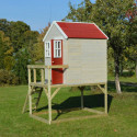 Cabane de jeux en bois sur pilotis Storch 160x190x242cm Wendi Toys