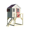 Cabane de jeux en bois sur pilotis Storch 160x190x242cm Wendi Toys