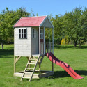 Cabane de jeux en bois pour enfants 290x197x242cm Frosch de Wendi Toys