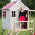Cabane de jeux en bois avec portique Zebra de Wendi Toys