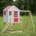 Cabane de jeux en bois avec portique Zebra de Wendi Toys