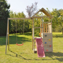 Tour de jeux en bois pour enfants 290x270x270cm Panda de Wendi Toys