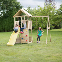 Tour de jeux en bois pour enfants 280x270x270cm Biene de Wendi Toys