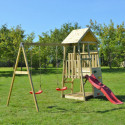 Tour de jeux en bois pour enfants 340x290x270cm Salamander de Wendi Toys