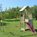Tour de jeux en bois pour enfants 340x290x270cm Salamander de Wendi Toys