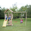 Tour de jeux en bois pour enfants 340x280x270cm Pinguin de Wendi Toys