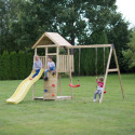 Tour de jeux en bois pour enfants 340x280x270cm Pinguin de Wendi Toys