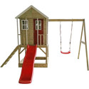Cabane de jeux en bois pour enfants 350x290x242cm Alpaka de Wendi Toys
