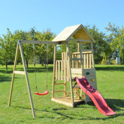 Tour de jeux en bois pour enfants 290x270x270cm Gorilla de Wendi Toys