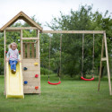 Tour de jeux en bois pour enfants 280x340x270cm Giraffe de Wendi Toys