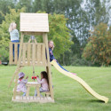 Tour de jeux en bois pour enfants 280x340x270cm Giraffe de Wendi Toys