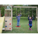 Tour de jeux en bois pour enfants 280x340x270cm Giraffe de Wendi Toys