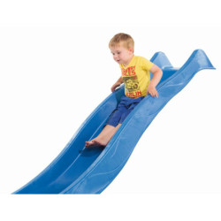 Toboggan bleu 232cm en plastique pour la plate-forme de 125cm - Akubi