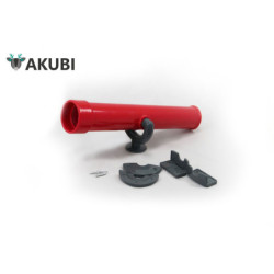 Télescope en plastique rouge pour les aires de jeux - Akubi