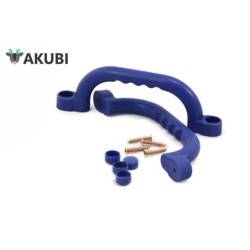 Poignées en plastique bleu pour les aires de jeux - set de 2 - Akubi
