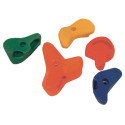 Set de 5 pierres d'escalade en plastique pour les aires de jeux Akubi