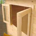 Cabane de jeux en bois brut Joséphine avec toboggan - SOULET