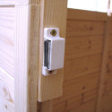 Cabane de jeux en bois brut Joséphine avec toboggan - SOULET