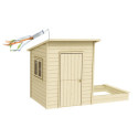 Cabane de jeux en bois brut Palm Springs avec bac à sable - SOULET