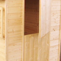 Cabane de jeux en bois brut Palm Springs avec bac à sable - SOULET