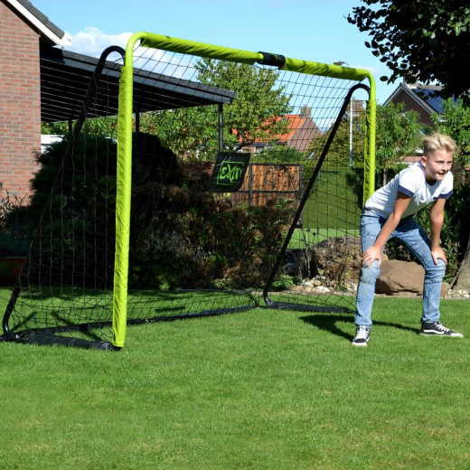 But de football Tempo en acier galvanisé - 180x120cm - Exit Toys