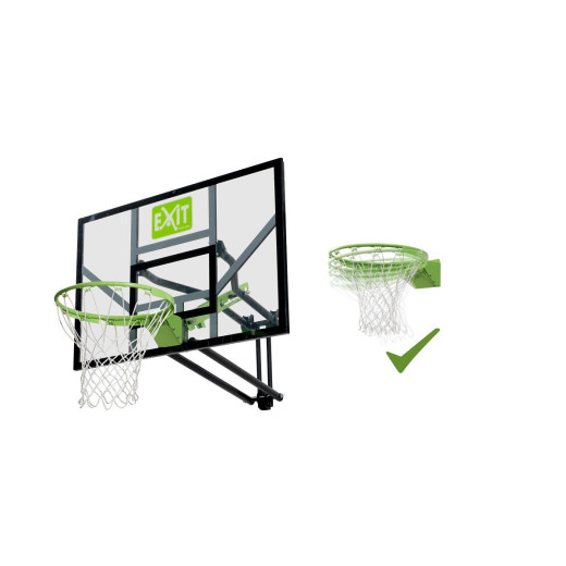 Panneau de basket Galaxy - vert/noir - mural - cercle dunk - Exit Toys