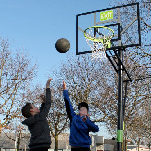 Panneau de basket Galaxy - vert/noir - fixation au sol - Exit Toys