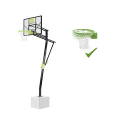 Panneau de basket Galaxy - vert/noir - au sol -cercle dunk - Exit Toys