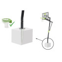 Panneau de basket Galaxy - vert/noir - au sol -cercle dunk - Exit Toys