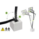 Panneau de basket Galaxy - vert/noir - au sol -cercle dunk - Exit Toys