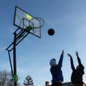 Panneau de basket Galaxy - vert/noir - mobile - Exit Toys