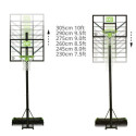 Panneau de basket Comet - vert/noir - mobile - Exit Toys