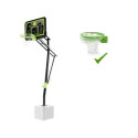 Cercle dunk de basket - vert - avec filet - Exit Toys