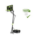 Cercle dunk de basket - vert - avec filet - Exit Toys