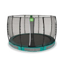 Trampoline enterré Allure Classic - vert - diam.366cm - Exit Toys