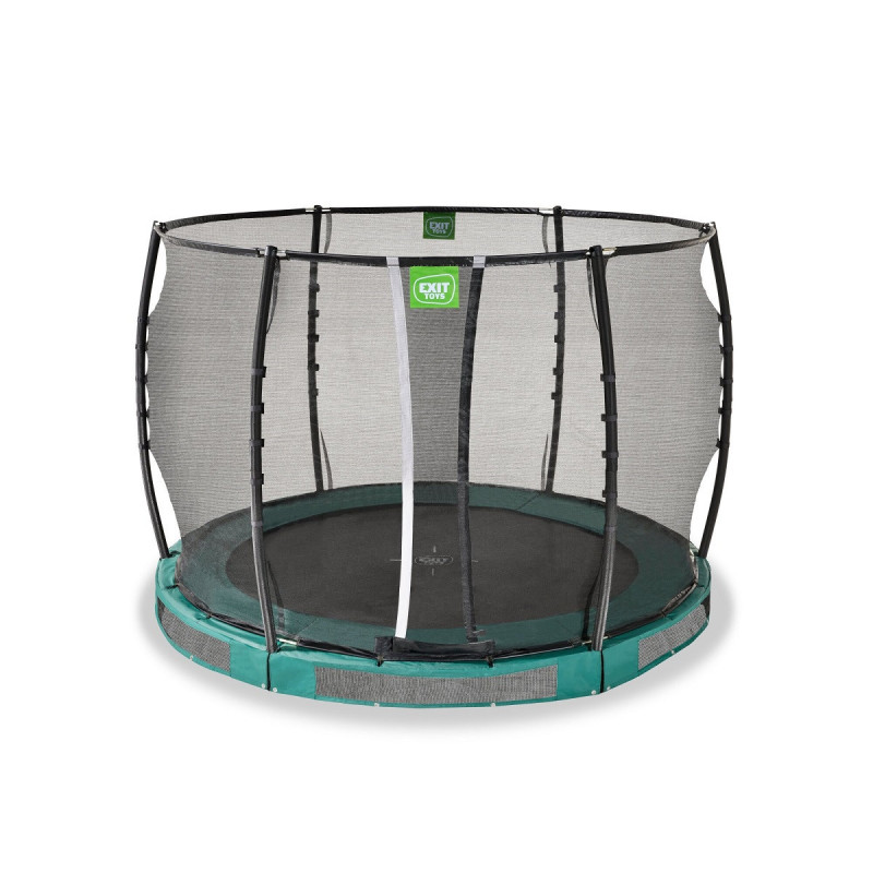 Trampoline enterré Allure Premium - vert - diam.305cm - Exit Toys