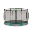 Trampoline enterré Allure Premium - vert - diam.366cm - Exit Toys