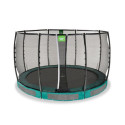 Trampoline enterré Allure Premium - vert - diam.366cm - Exit Toys