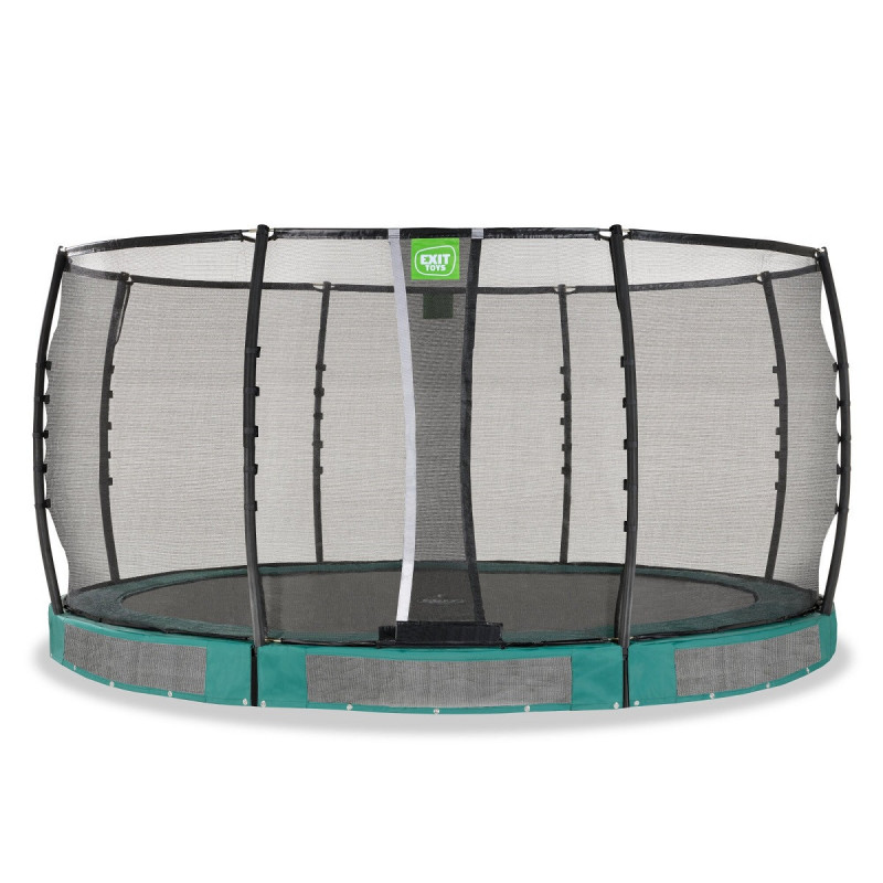 Trampoline enterré Allure Premium - vert - diam.427cm - Exit Toys