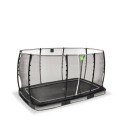 Trampoline enterré Allure Classic - noir - 214x366cm - Exit Toys