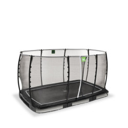 Trampoline enterré Allure Classic - noir - 214x366cm - Exit Toys