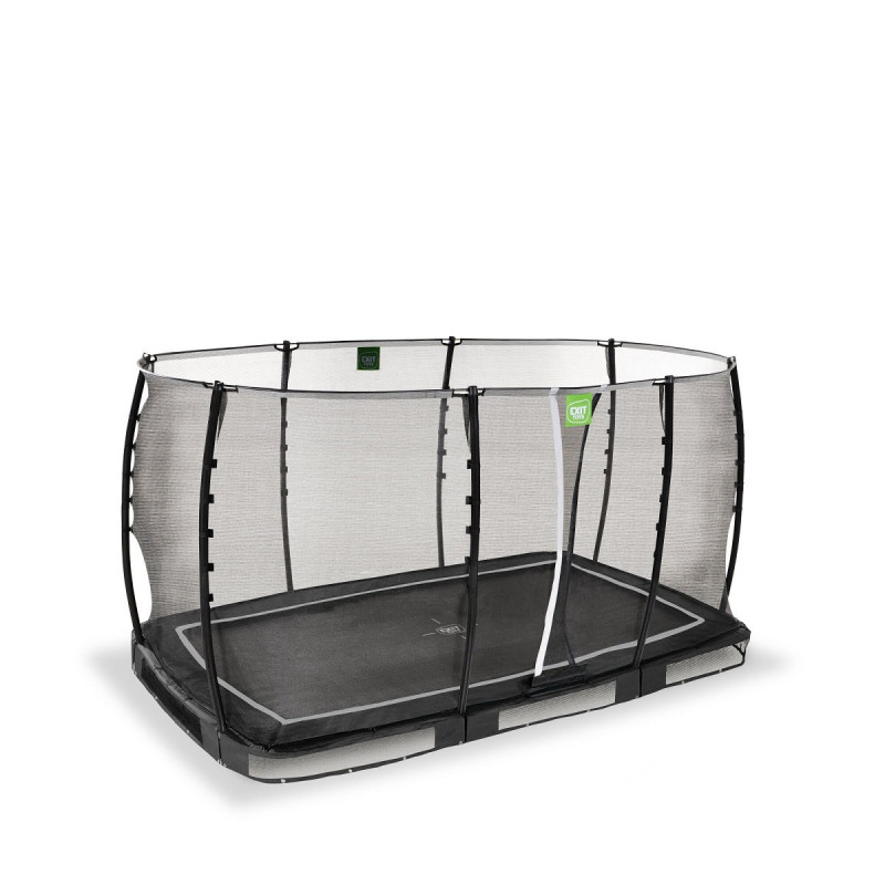 Trampoline enterré Allure Classic - noir - 214x366cm - Exit Toys