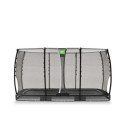 Trampoline enterré Allure Classic - noir - 214x366cm - Exit Toys